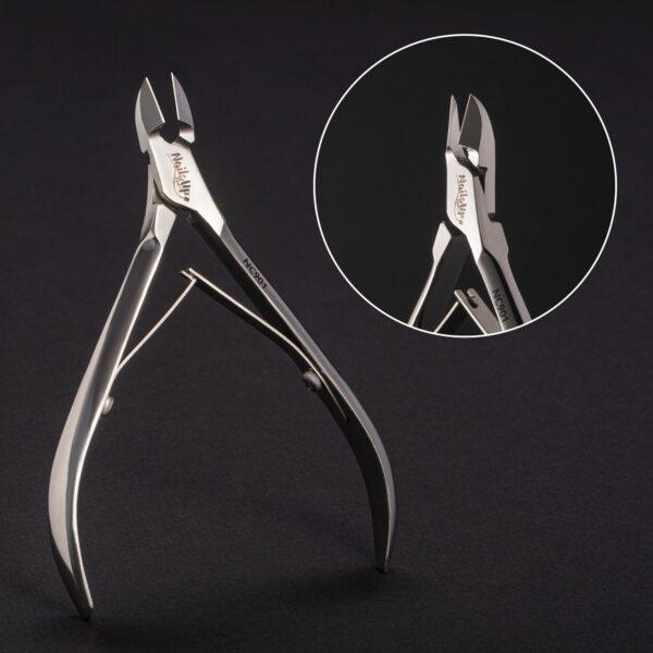 Alicates de manicura y pedicura de acero inoxidable NailsUp, 12 mm, NC901