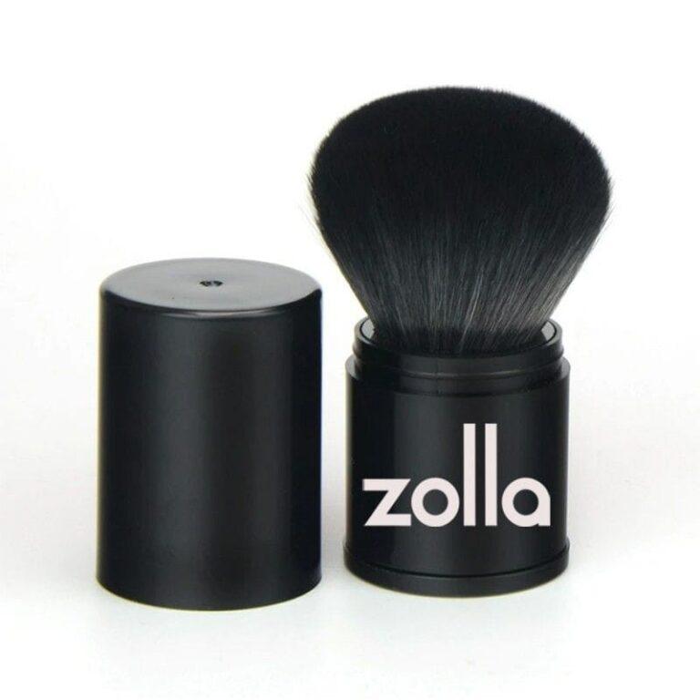 brocha uñas Zolla negra quitar polvo manicura limpieza nail art suave