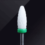 Cabezal cortador de cerámica NailsUp para eliminar gel, verde, 6 mm