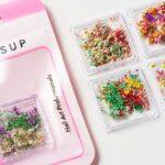 flores secas para uñas set decoración nail art NailsUp flores naturales encapsuladas