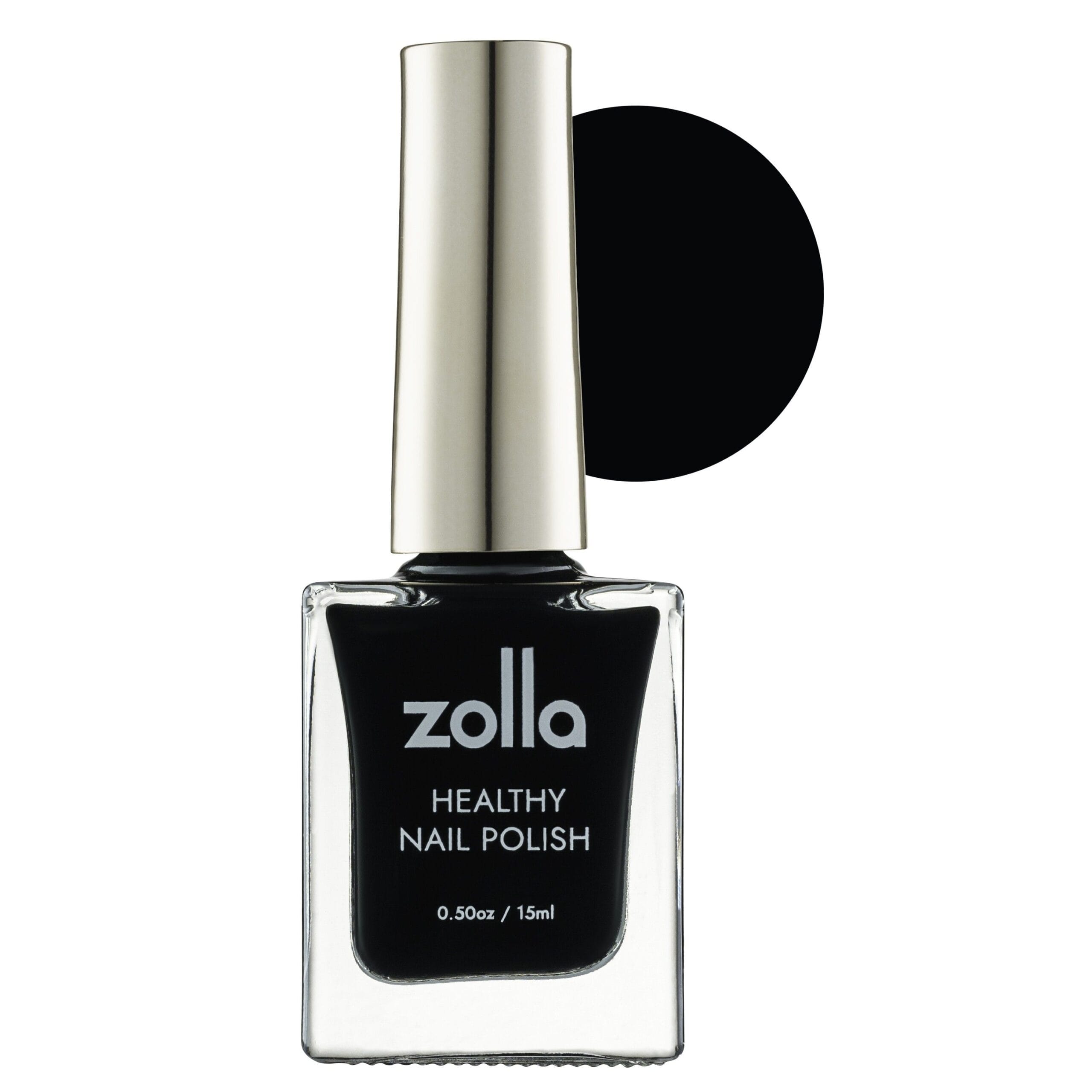 Esmalte de uñas Zolla Negro 27 – 15 ml Esmalte de uñas negro Zolla 15 ml tono 27