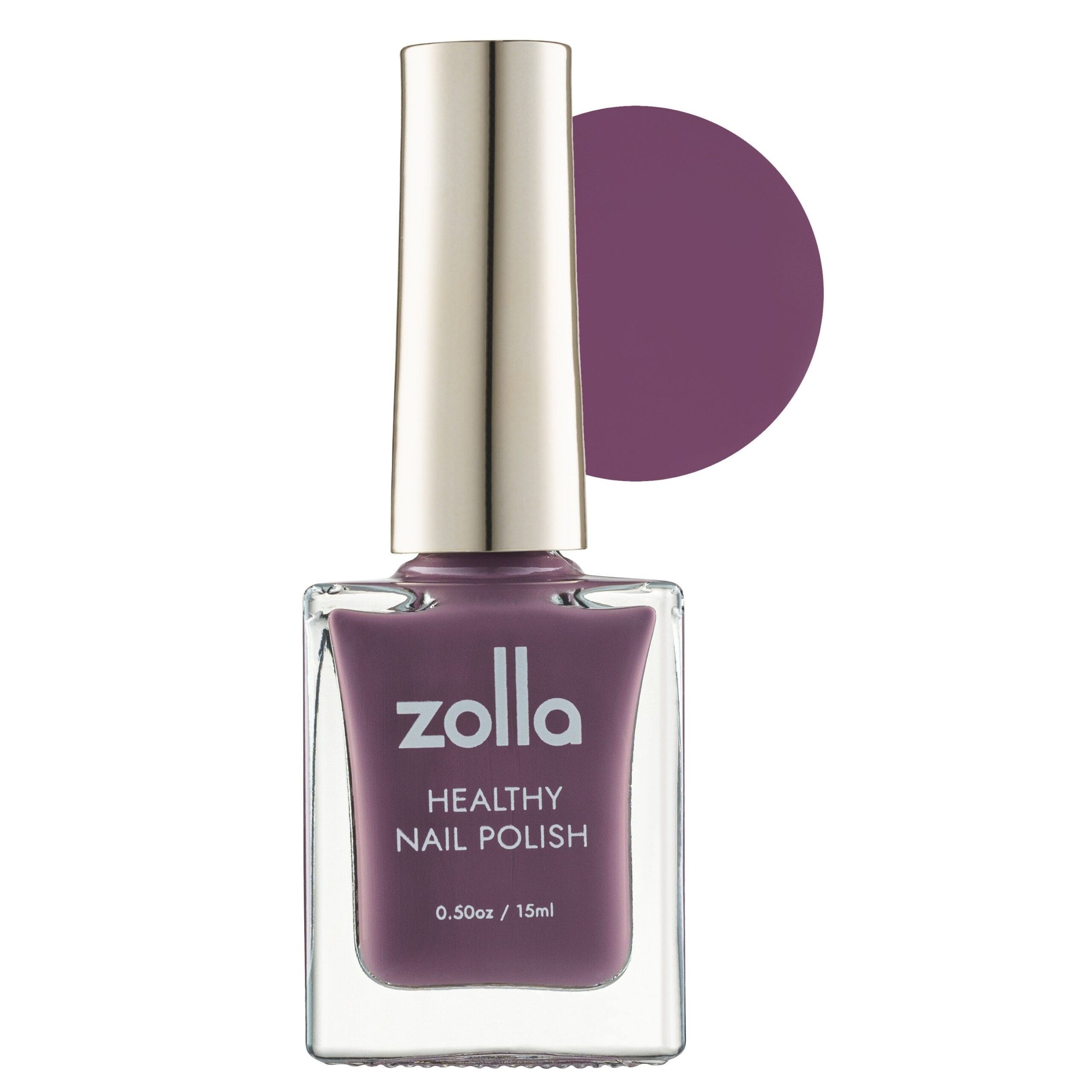 Esmalte de uñas Zolla Malva 31 – 15 ml Esmalte de uñas color malva Zolla 15 ml tono 31 con acabado brillante