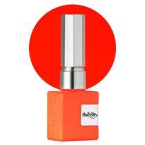 Esmalte semipermanente NailsUp coral neón con acabado vibrante y cobertura uniforme.