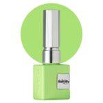Esmalte semipermanente NailsUp verde pistacho pastel con acabado uniforme y efecto fresco.