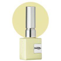 Esmalte semipermanente NailsUp amarillo pastel suave con acabado elegante y cobertura uniforme.