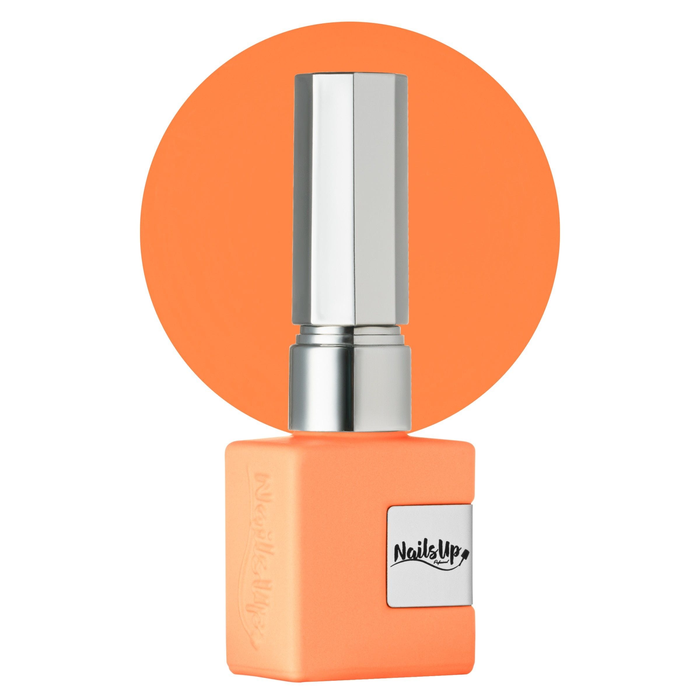 Esmalte Semipermanente NailsUp Melocotón Pastel – Color Peach Neón 8 ml Esmalte semipermanente NailsUp color melocotón pastel neón con acabado suave y luminoso.