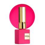 Esmalte semipermanente NailsUp rosa neón intenso con acabado vibrante y cobertura uniforme.