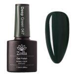 Esmalte de uñas semipermanente Zolla Sin Hema Deep Green 047 - 7,3 ml