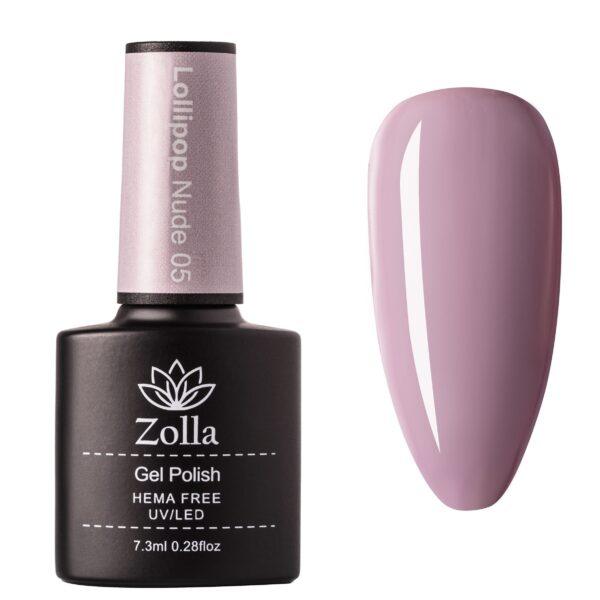 Esmalte de uñas semipermanente Zolla Sin Hema  Lollipop Nude 05 - 7,3 ml