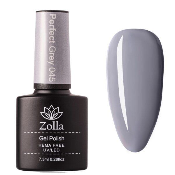 Esmalte de uñas semipermanente Zolla Sin Hema  Perfect Gray 045 - 7,3 ml