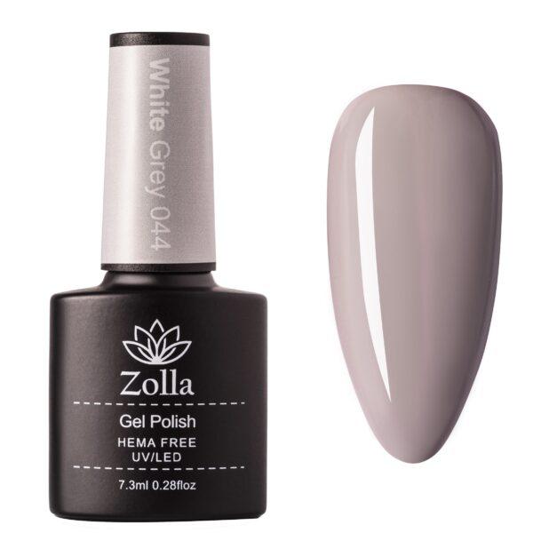 Esmalte de uñas semipermanente Zolla Sin Hema  White Gray 044 - 7,3 ml