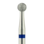 Fresa de carburo NailsUp con bola azul de 2,3 mm