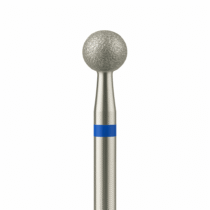 fresa bola diamante azul manicura profesional limpieza contorno uña cutícula