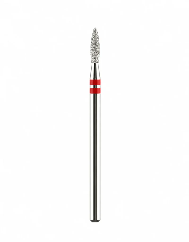 fresa llama roja 2.1mm NailsUp grano fino limpieza cutícula manicura profesional