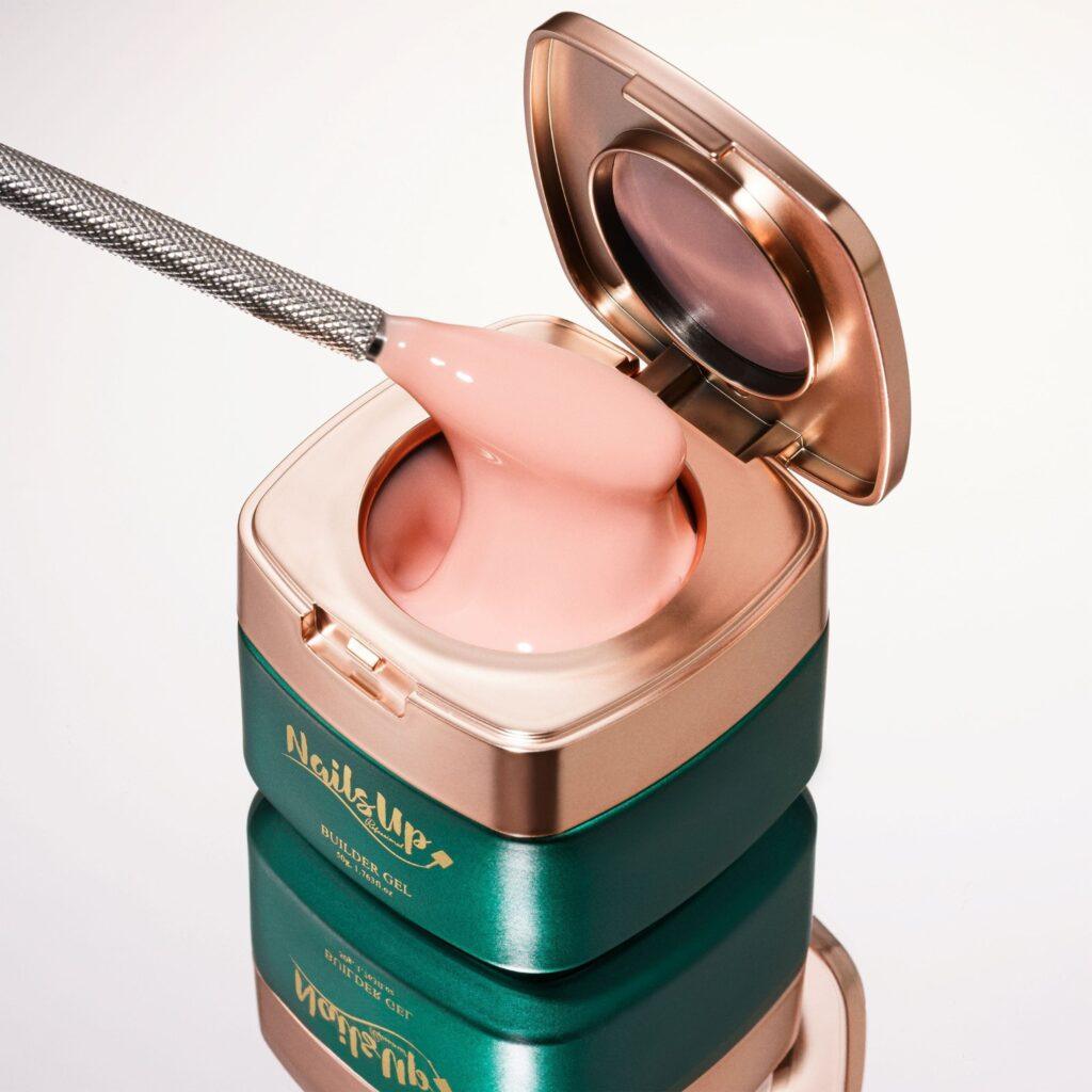 Gel constructor NailsUp Supreme Self-Leveling 013 Nude para construcción y extensión de uñas con acabado profesional en tono nude.