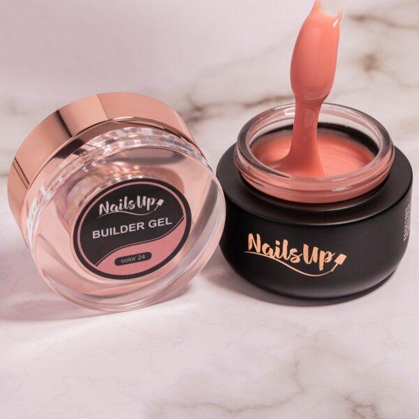 Gel Construcción para uñas Autonivelante de NailsUp 30g - 24