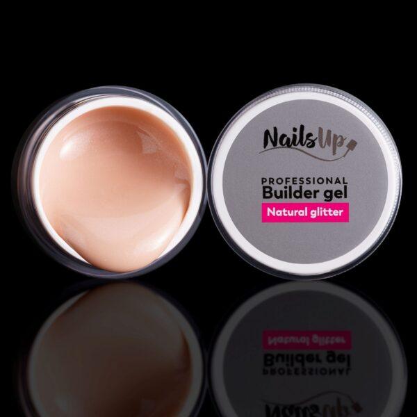 Gel UV Autonivelante de NailsUp - Natural Glitter 15g