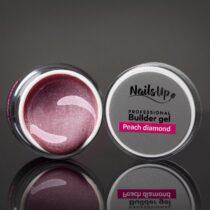 gel UV NailsUp Natural Glitter 15g nude con glitter autonivelante uñas