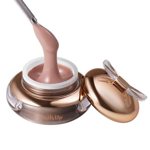 Gel UV Construcción Uñas Autonivelante B10 Ámbar 50g