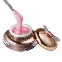 gel UV rosa baby NailsUp autonivelante construcción uñas brillo natural