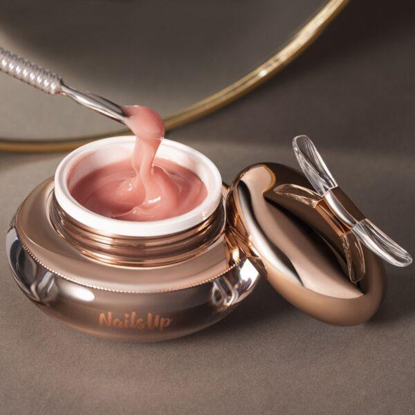 Gel UV Construcción Uñas NailsUp, Jelly 50g - 08 Nude Medio