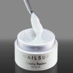 gel UV LED NailsUp Creamy Fusion 02 Milky White sin HEMA 50g uñas