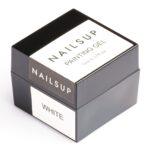gel uñas blanco metalico NailsUp 5g efecto chrome brillo intenso nail art