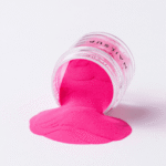 pigmento rosa intenso uñas polvo fino nail art color llamativo