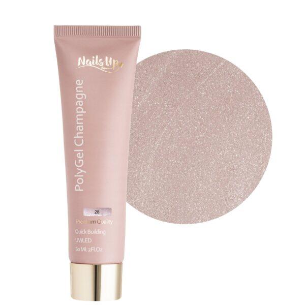 Polygel Nailsup Champagne 28 60ml