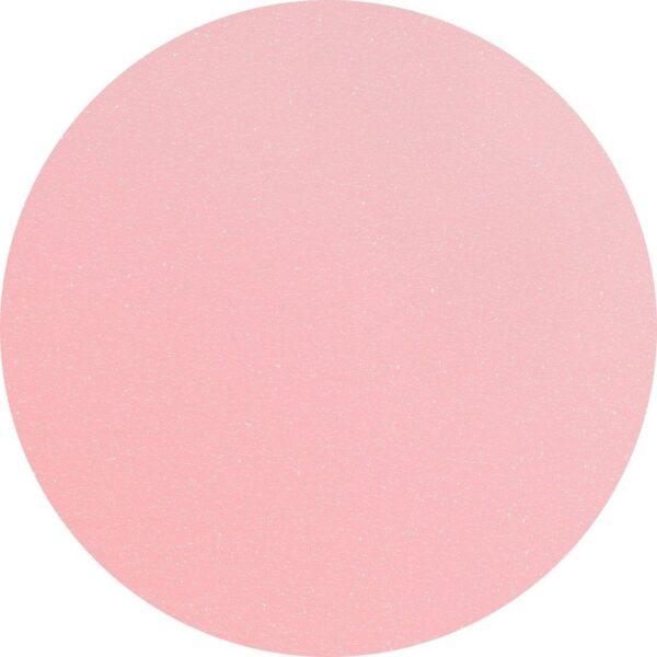 swatch polygel rosa champagne brillo fino NailsUp efecto luminoso uñas