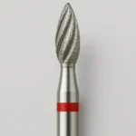 Punta de Fresa NailsUp Llama Roja 2.1 mm