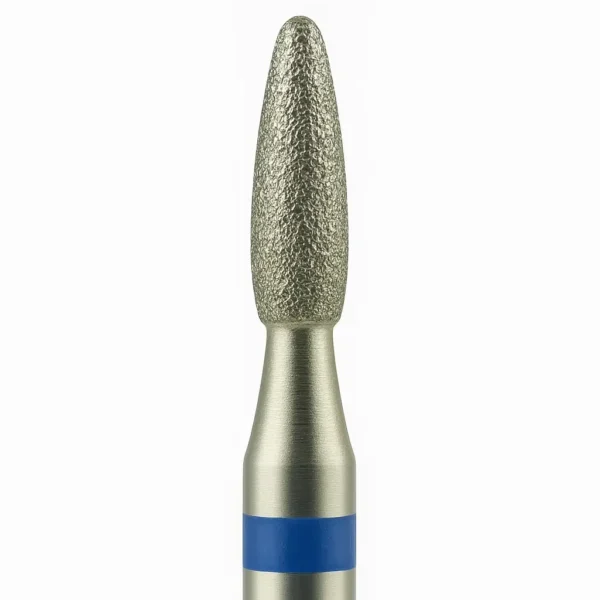 Punta de fresa NailsUp Llama Azul de 2,1 mm