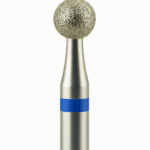 Punta de fresa carburo NailsUp con bola azul de 2,1 mm