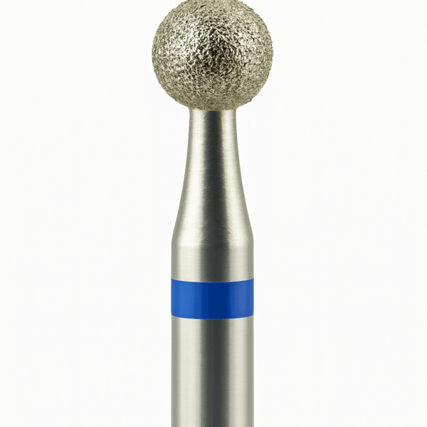 Punta de fresa carburo NailsUp con bola azul de 2,1 mm