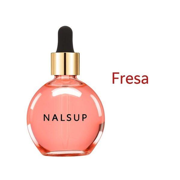 aceite cutículas NailsUp fresa hidratante uñas cuidado profesional