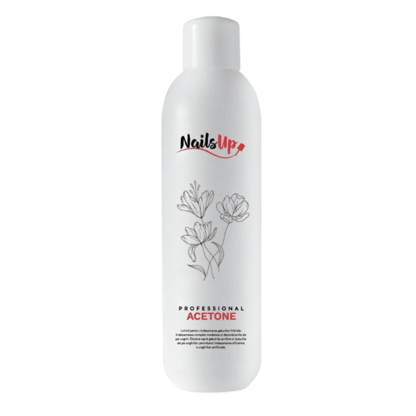 acetona NailsUp 1000ml remover esmalte gel acrílico uñas profesional