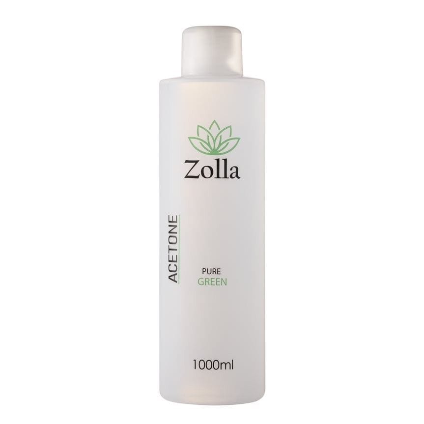 acetona pura Zolla 1000ml remover esmalte gel acrílico uñas