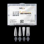 tips uñas NailsUp french mix 192 piezas reusable con guías french