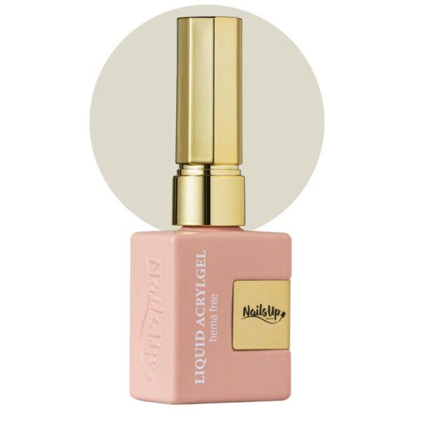 Liquido Acrylgel Sin Hema NailsUp 15 ml Milky White 02