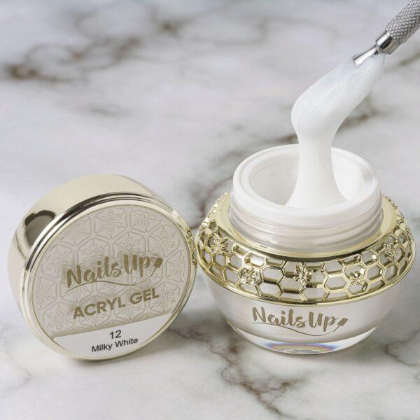 Acryl Gel NailsUp Soft Milky White 012 - 30g