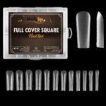 tips uñas NailsUp square full cover 120 piezas extensión uñas