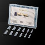 tips uñas NailsUp square full shape snake reutilizables construcción