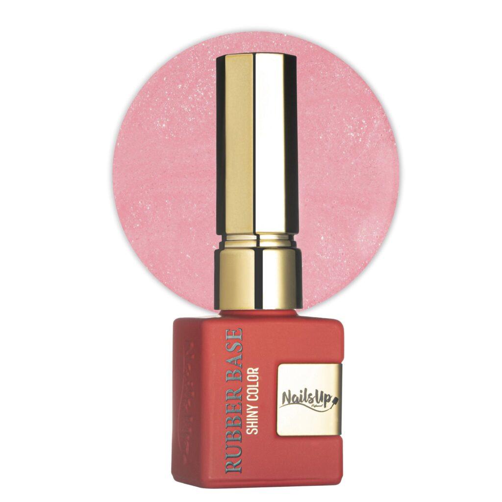 Rubber Base NailsUp S04 color brillante 8ml base flexible uñas