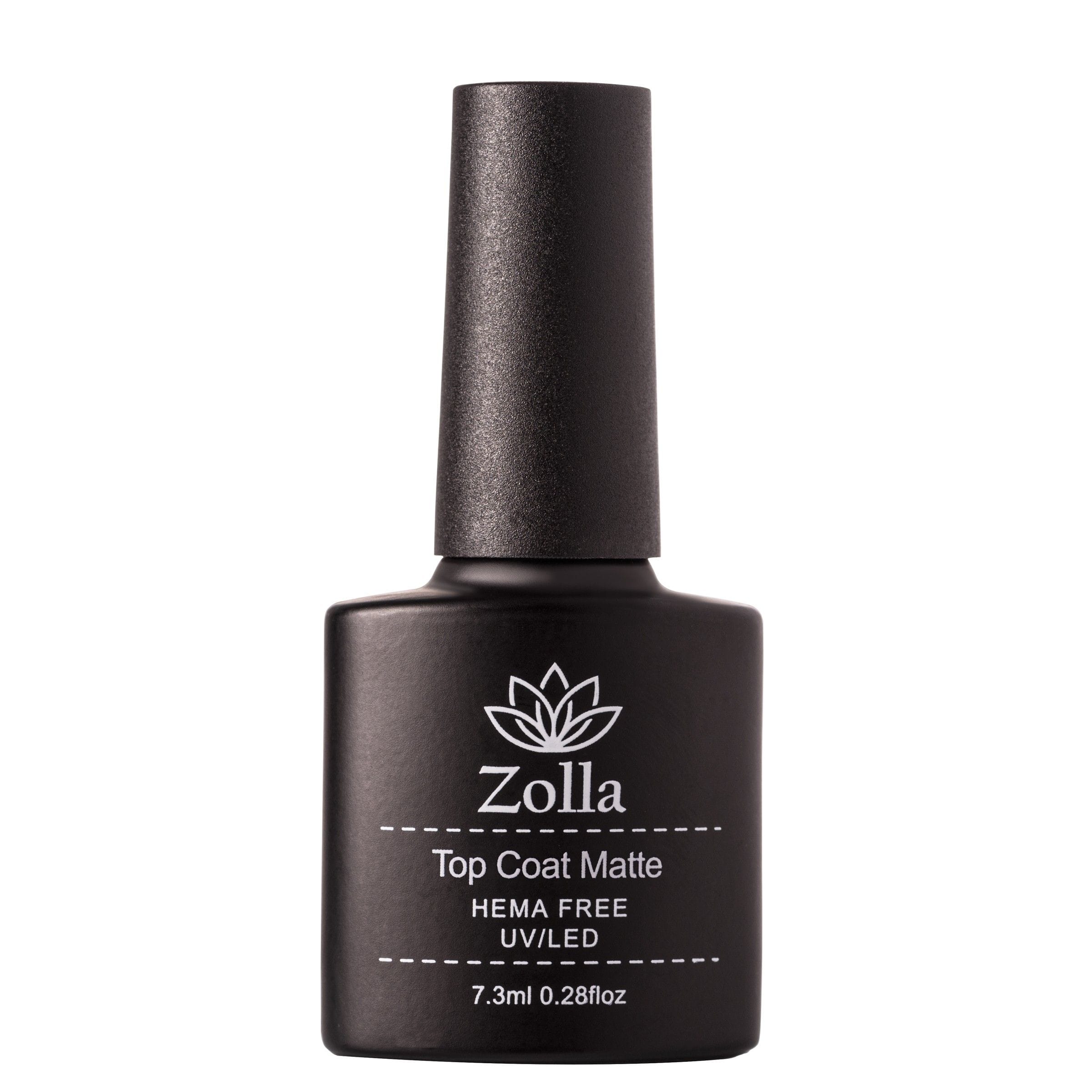 Top Coat Zolla mate HEMA free 7.3ml acabado sin brillo uñas Top Coat Zolla mate HEMA free 7.3ml acabado sin brillo uñas