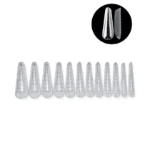 dual forms almond transparente nailsup para construcción profesional de uñas