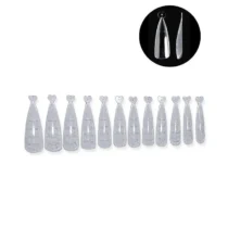 dual forms stiletto transparente nailsup para extensión de uñas profesional