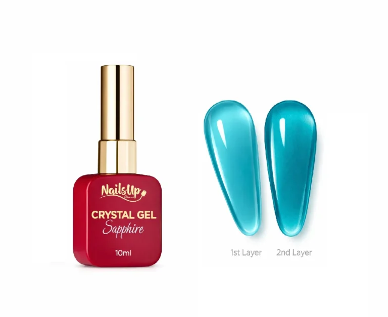crystal gel sapphire turquesa nailsup 10ml gel transparente efecto cristal para uñas uv led