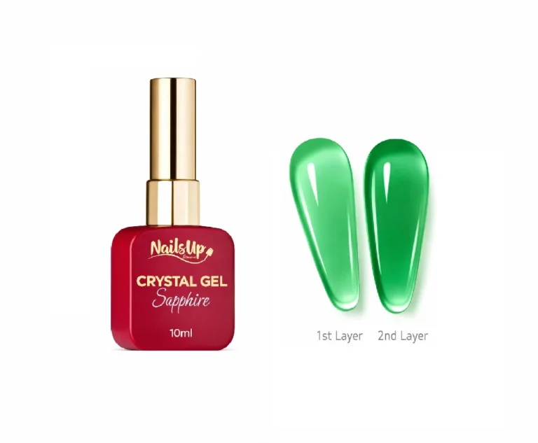 crystal gel sapphire verde nailsup 10ml gel transparente efecto cristal para uñas uv led