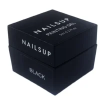gel de pintura nailsup super black 5g negro intenso para nail art y decoración de uñas