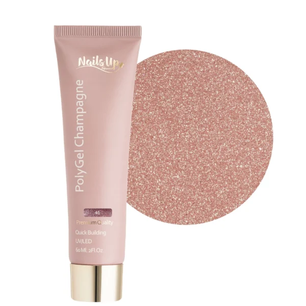 Polygel Profesional NailsUp Champagne 45 60ml